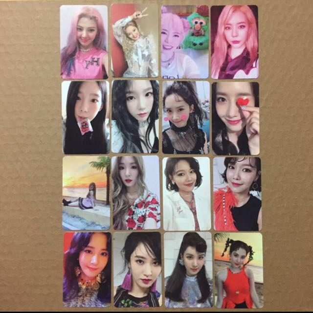 Instocks Last Set Snsd Girls Generation Holiday All Night Photocard Pc Entertainment K Wave On Carousell