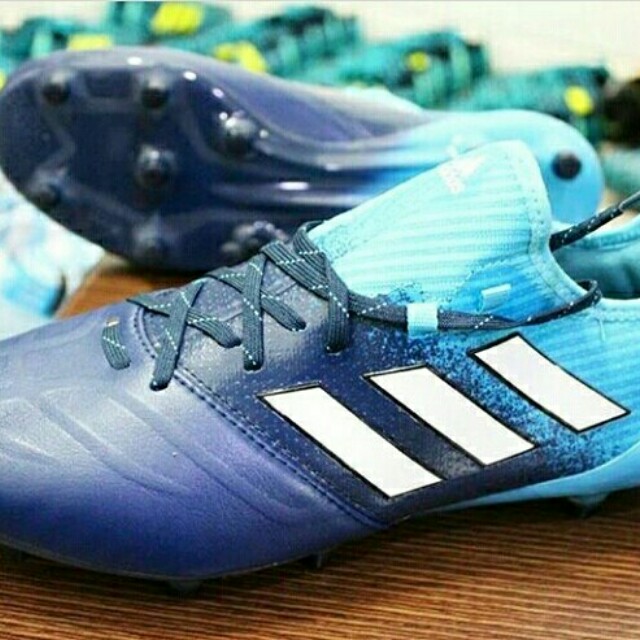 Kasut Bola Adidas Ace 17 1 Leather Sports Athletic Sports Clothing On Carousell