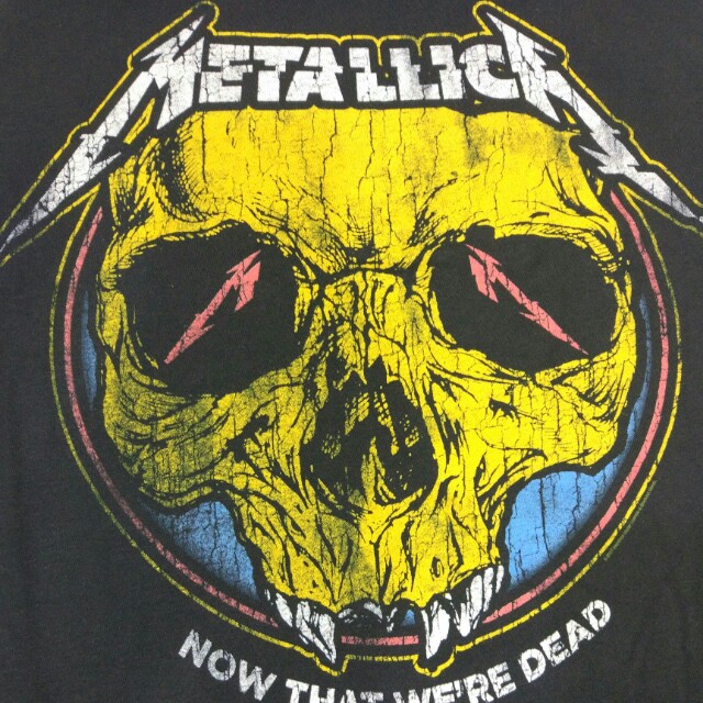  Metallica Men's Now That We're Dead Raglan Baseball