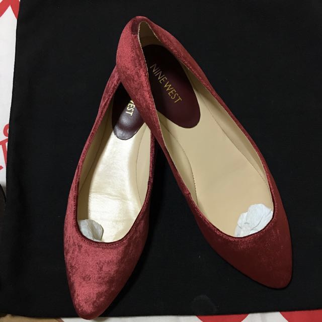 Nine west suede flats Clearance