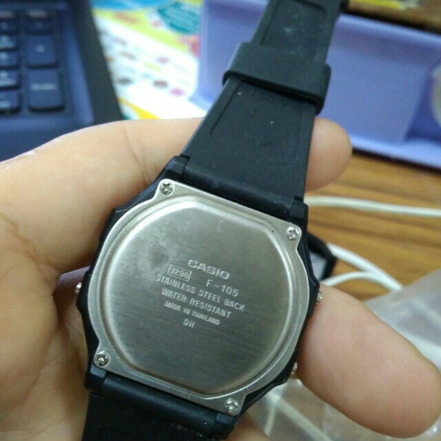 Original Casio F 105 watch Men s Fashion Watches Accessories