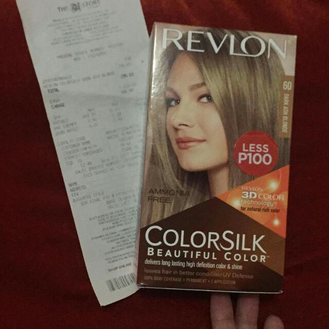 Revlon Colorsilk Hair Color In Dark Ash Blonde On Carousell