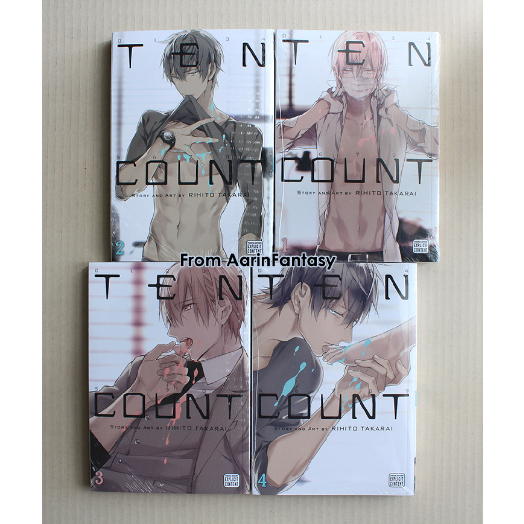 Set Ten Count Vol 1 4 By Takarai Rihito Books Stationery Comics Manga On Carousell