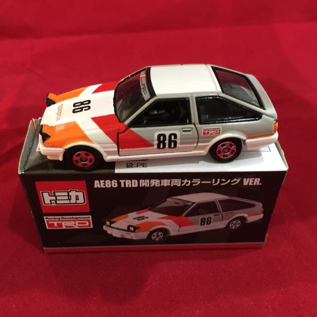Special Tomica Toyota 86 AE86 TRD, Hobbies  Toys, Toys  Games on Carousell