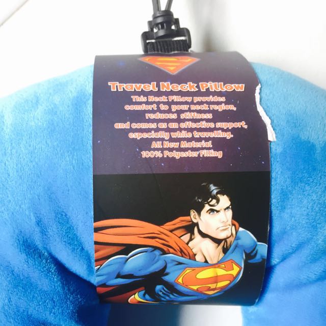Superman neck pillow clearance