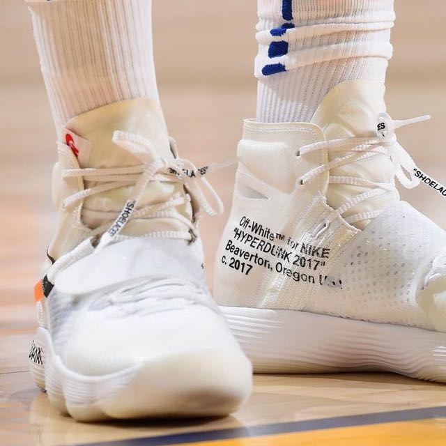 Off white hyperdunk laces top