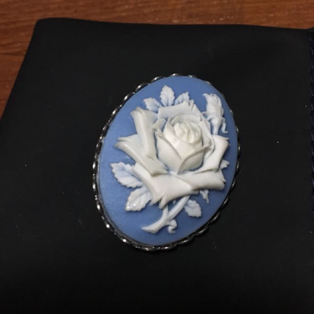 White Rose brooch