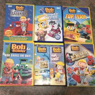Bob the Builder DVD lot