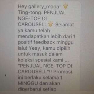 Thank you Carousell