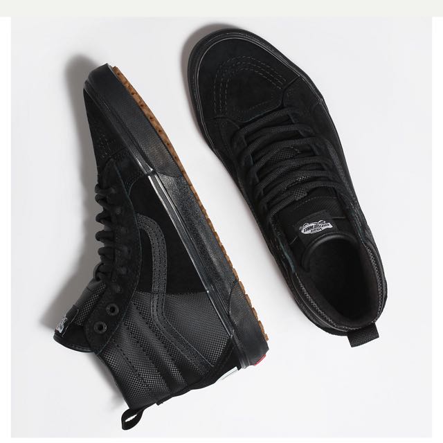 vans north face sk8 hi black