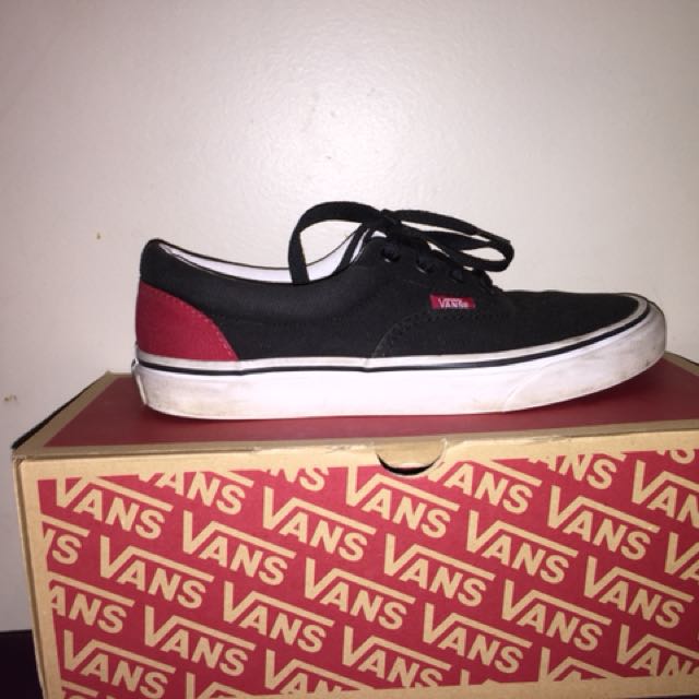 Red Vans Off The Wall Low Cuts 