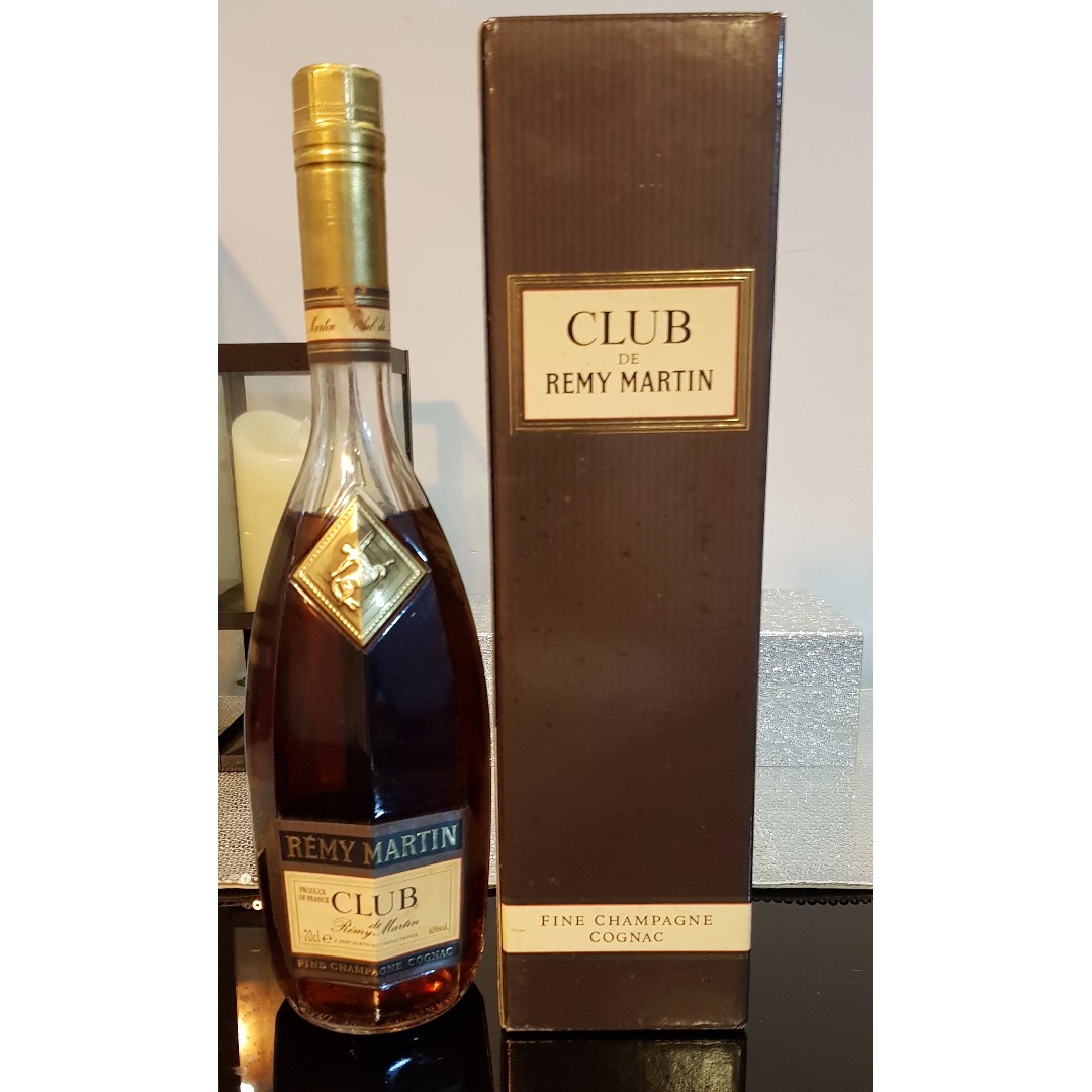 BNIB Remy Martin 'Club de Remy Martin' Fine Champagne Cognac, France 700ml,  Food & Drinks, Alcoholic Beverages on Carousell