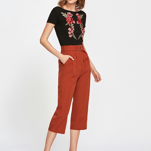Red capri outfits outlet