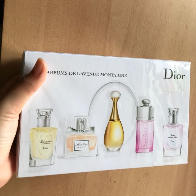 dior set of 5 perfumes