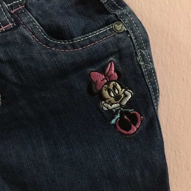 Disney Minnie Mouse Jeans, Babies & Kids, Babies & Kids Fashion on