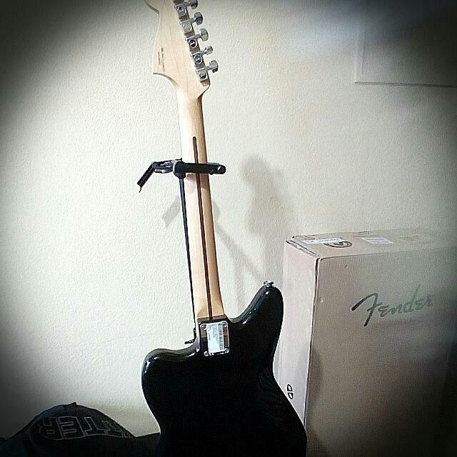 Fender Blacktop Jaguar HH Electric Guitar Black Rosewood, Hobbies