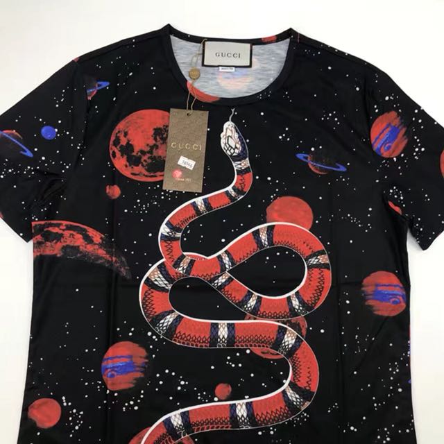 gucci snake space shirt