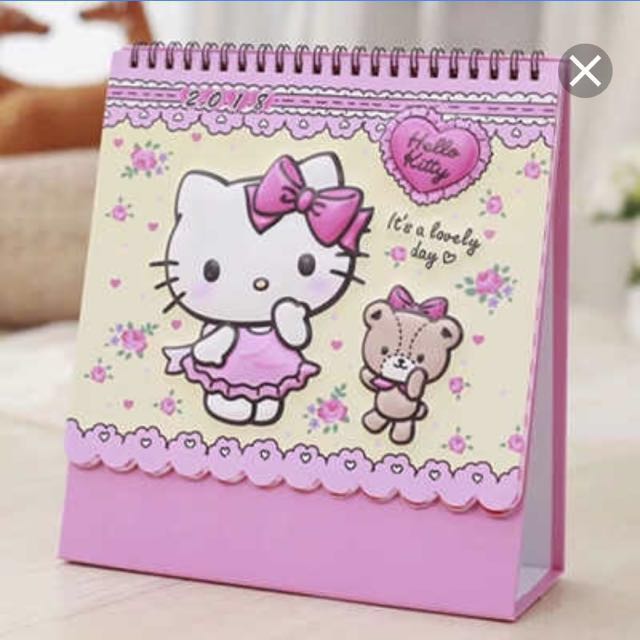 Hello Kitty Desktop Calendar 2018 Books Stationery Stationery
