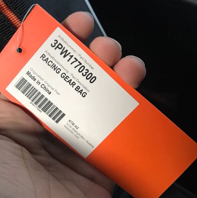ktm gear bag