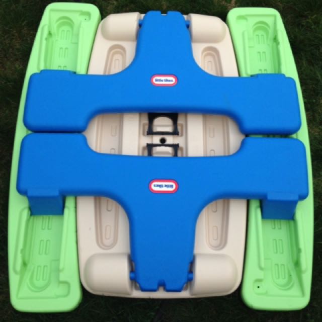 Little Tikes Large Folding Picnic Table Easy Store Play Table Not