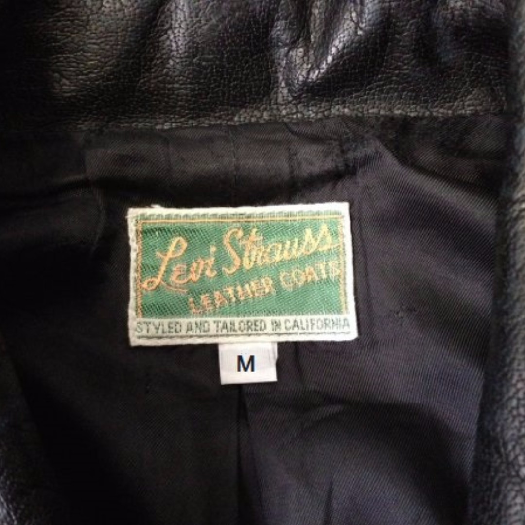 FS: Aero Leathers Levi's(LVC) collab distressed black/blue leather