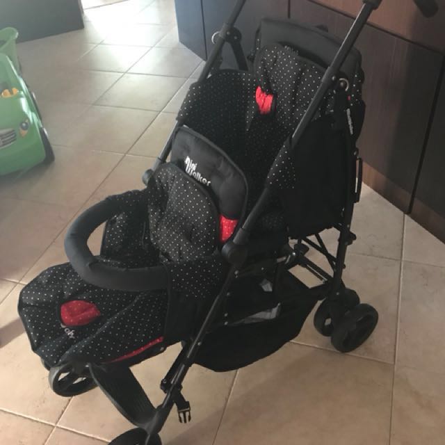mini walker tandem stroller