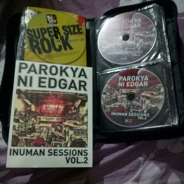 Parokya ni Edgar + NU Super size rock CDs (Category: CDs & DVDs) located in Manila. Submitted by ishtelar (Listing ID 139104272, Image 2). Description: No CD Case with inlay Halina sa Parokya 2005 Solid 2007 Middle-Aged Juvenile Novelty Pop Rockers 2010 NU Supersize rock With CD Case Inuman Sessions vol. 2 (2 cds) #flymetoSG.