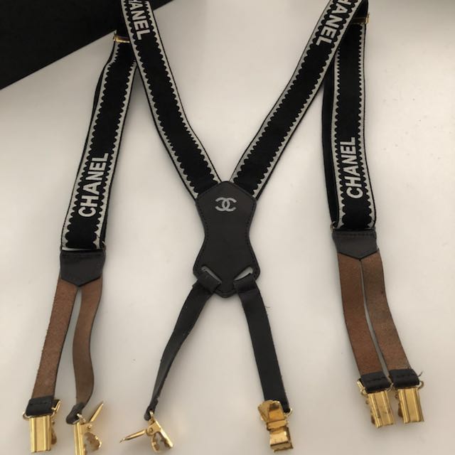 RARE! Chanel vintage suspenders, Luxury, Accessories on Carousell