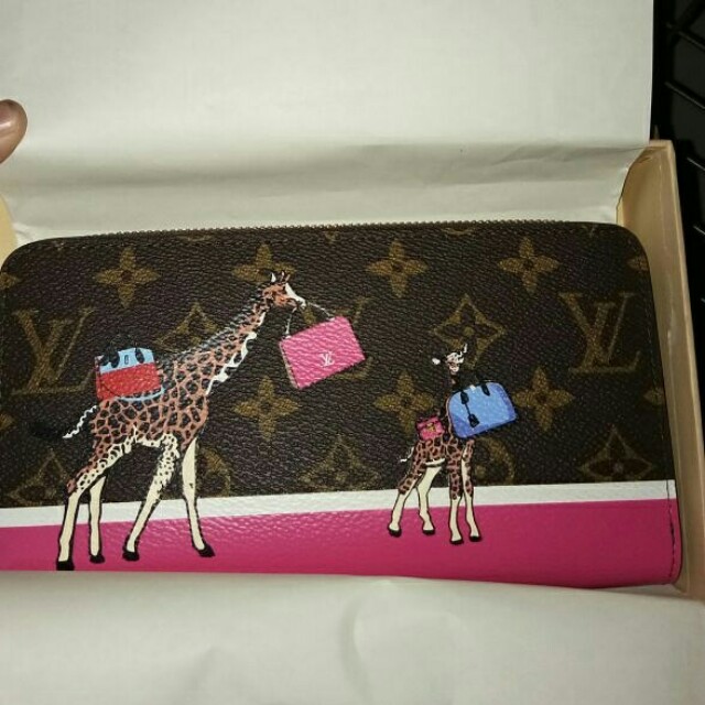 👉SOLD.. LOUIS VUITTON Session Giraffe Monogram Wallet #L, Barang