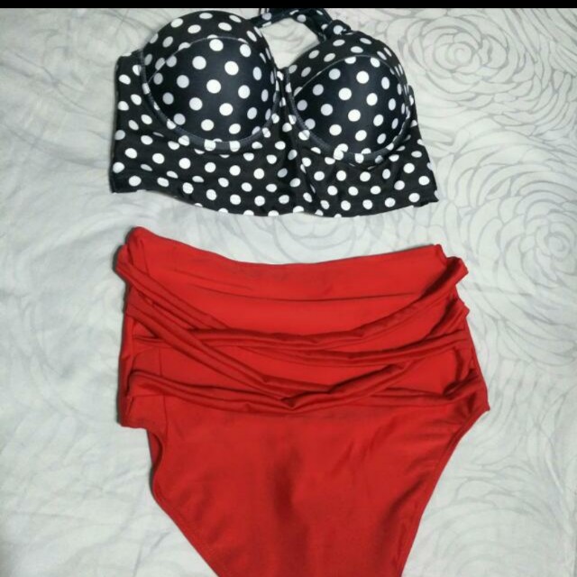 Swimsuit / 2 Pc Bikini (High waist), Women's Fashion, Swimwear, Bikinis
