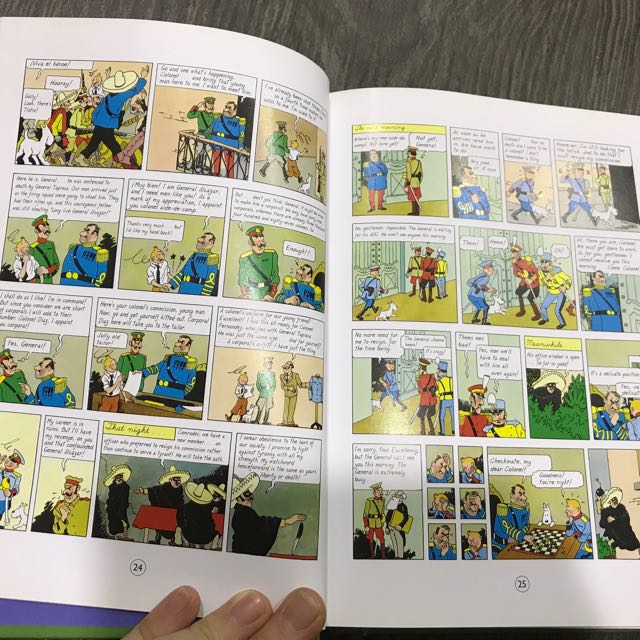 TINTIN comic volume in RUNNING SERIES FULL COLLECTION (1-7), Hobbies ...