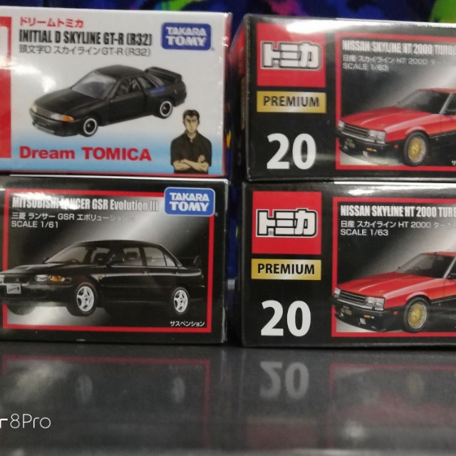Tomica r30 r32 evo3, Hobbies & Toys, Toys & Games on Carousell