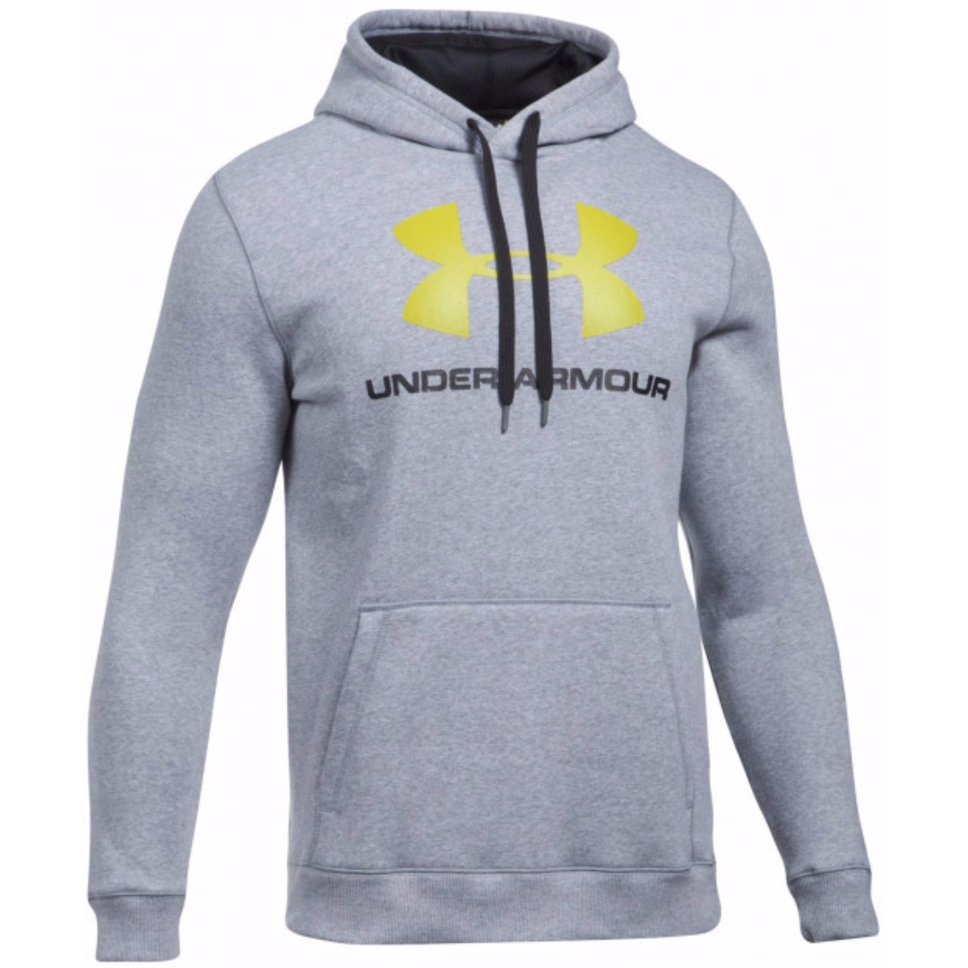 ua rival fleece fitted graphic