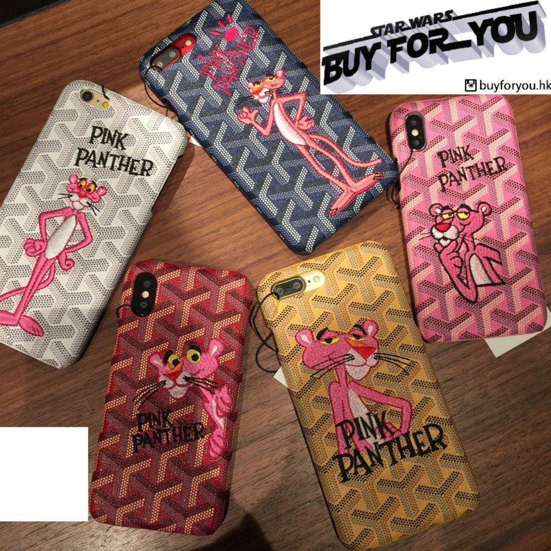 goyard pink panther phone case