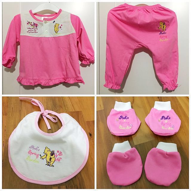 Classic Winnie The Pooh Collection Baby Clothing Set 0 6 Months