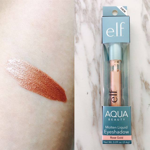 rose gold liquid eyeshadow