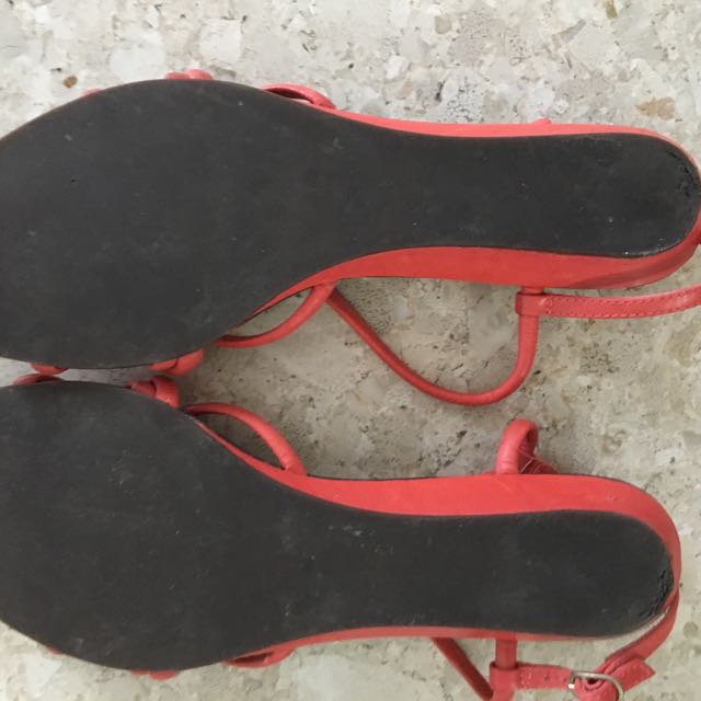 French San Marina orange sandals leather Women s Fashion Footwear Flipflops and Slides on Carousell