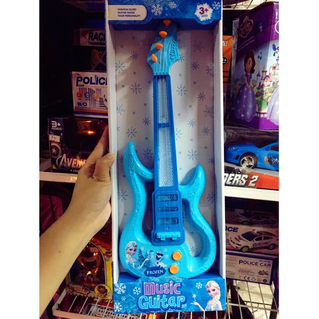 frozen toy guitar