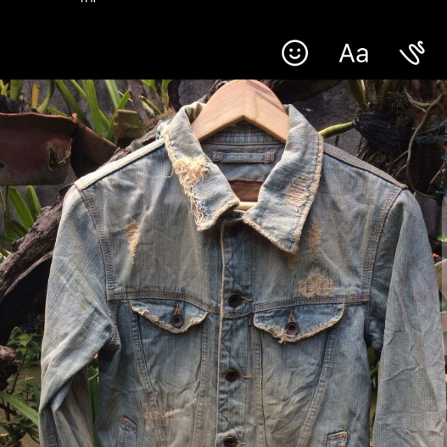 00s archive goa n3b fur jacket coat long（Goa leather jacket