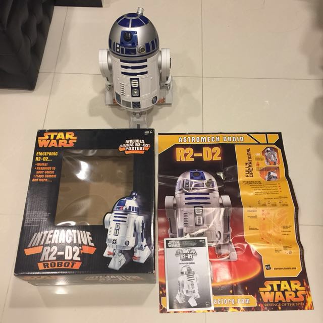 Hasbro 05 Star Wars Interactive R2d2 Astromech Droid Robot Discontinued By Manufacturer Hobbies Toys Toys Games On Carousell