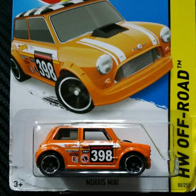 Hot Wheels Morris Mini Cooper Off Road Rally 2015 Orange Toys
