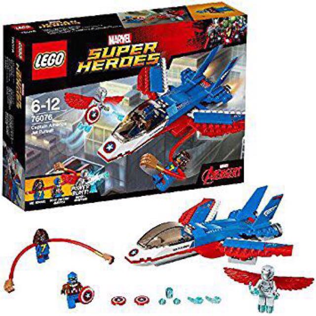 for sale online 76076 LEGO Marvel Super Heroes Captain America Jet Pursuit 2017