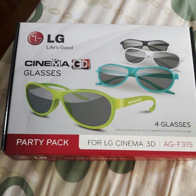 Lg Cinema 3d Glasses Ag F315 Electronics Others On Carousell