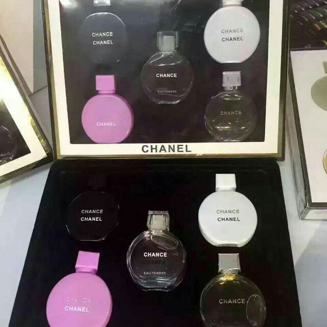 Miniature Chance Chanel Perfume White Box Set