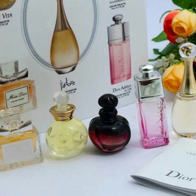 STORE_READY_STOCK) Dior 5 in 1 Perfume Miniature Set