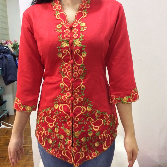  Modern  Nyonya  Kebaya  Fesyen Muslimah Baju  di Carousell