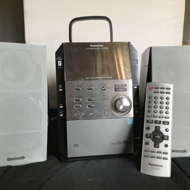 Panasonic SA-PM29 5-CD Player Stereo System w/Remote & Radio Antenna on ...