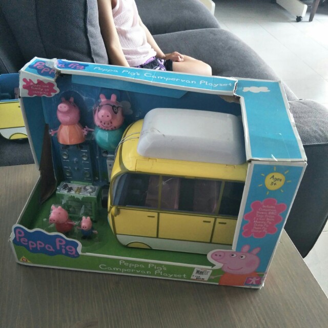 peppa campervan playset