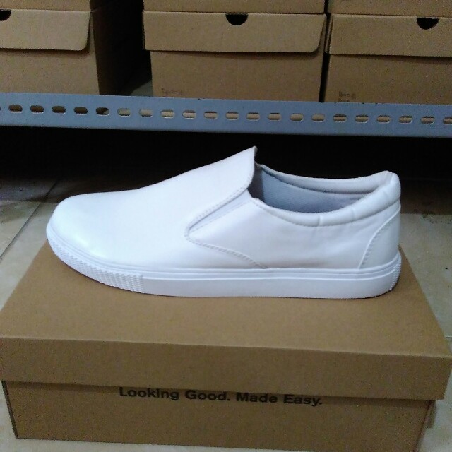 Sepatu Casual Pria Kenz Retro Putih Ori Fesyen Pria Sepatu Di