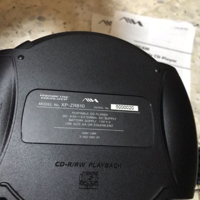 Sony portable CD player (atrac3plus) CDR/RW playback, Audio, Portable Music Players on Carousell